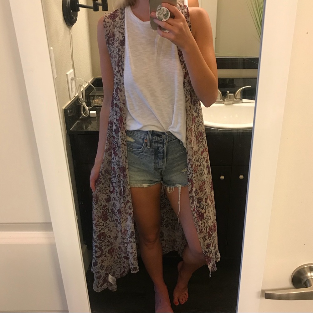 Floral Maxi Kimono